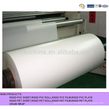 Rodillo de PVC rígido blanco para impresión de serigrafía